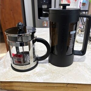Bodum Black French Press Original & Starbucks Coffee Makers